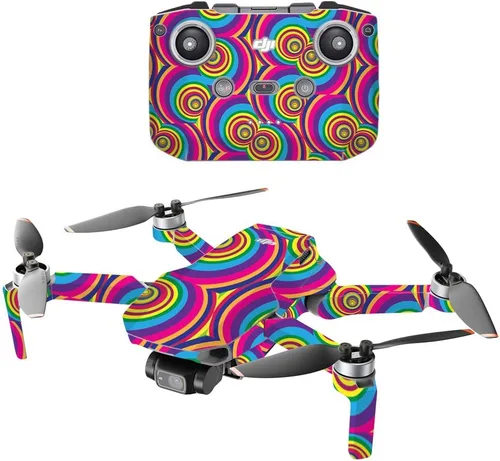 Vista 19 de MightySkins - Compatible con DJI Mini 2 Dron portátil - Humo brillante Funda protectora de vinilo duradera y única Fácil de aplicar, quitar