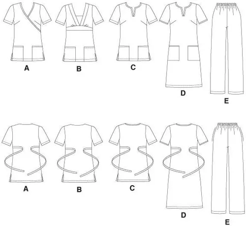 Vista 7 de McCall's Patterns M5895 Camisetas, vestidos y pantalones para mujer, talla B5 (8-10-12-14-16)