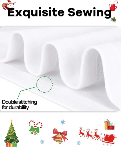 Vista 4 de DAUGHTER QUEEN Pijamas de Navidad para niños y niñas de 18 meses-12 años, ropa de dormir 100% algodón