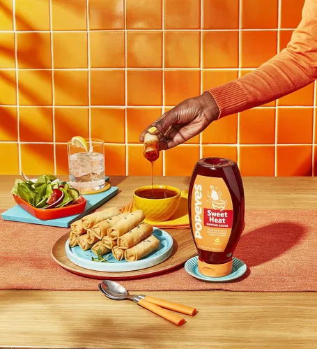 Vista 3 de Salsa para untar de Popeyes Sweet Heat (Paquete de 2)