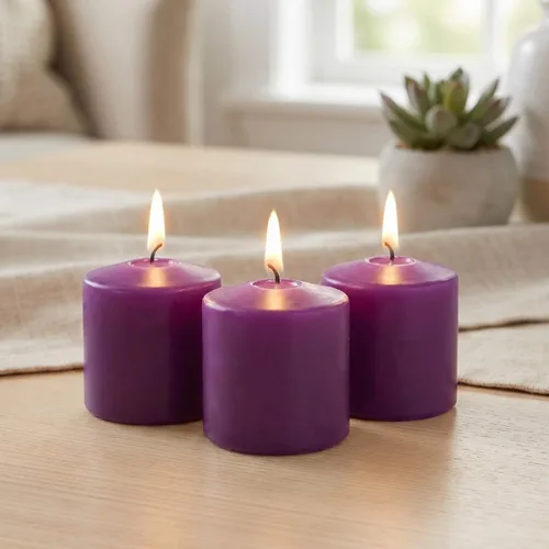 Vista 4 de Richland Tealight paquete de 100 velas de té de duración de 7 horas, color blanco Higlow Plata