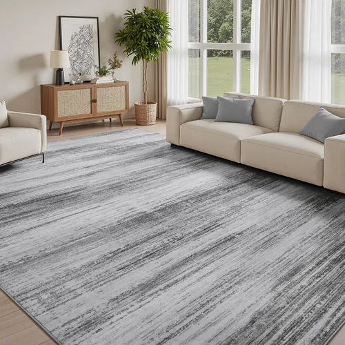 Vista 15 de PADOOR Alfombra moderna abstracta para entrada, alfombra lavable de 2 x 3 pulgadas, antideslizante, ultra suave, de pelo bajo, para puerta