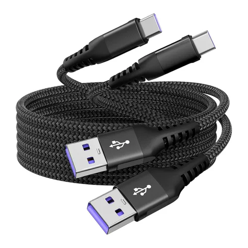 Vista 8 de Cable USB A a USB C de 60 W de carga rápida [2 unidades de 6 pies], cable Gary