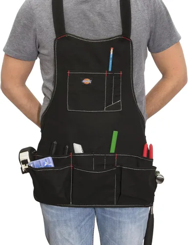 Vista 5 de Dickies Delantal de taller con pechera, 16 bolsillos