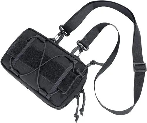 Vista 7 de EXCELLENT ELITE SPANKER Bolsa táctica Molle Admin Bolsa compacta de herramientas EDC con correa para el hombro Cinturón de nailon para accesorios
