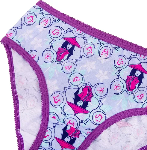 Vista 2 de Disney Paquete múltiple de ropa interior Raya para niñas