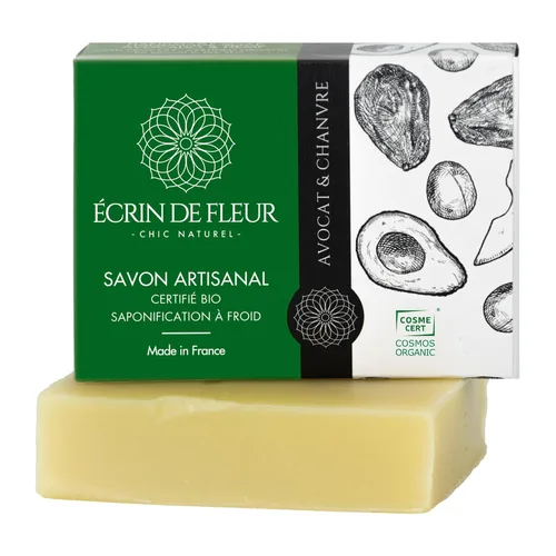 Vista 10 de Barra de jabón de almendras y caléndula, jabón fino francés artístico, para pieles sensibles y delicadas, sin perfume, para lavado de cara, cuerpo