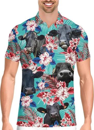 Vista 41 de PAGYMO Camisetas de golf divertidas para hombre, diseño de impresión loca Aop-polo-06361