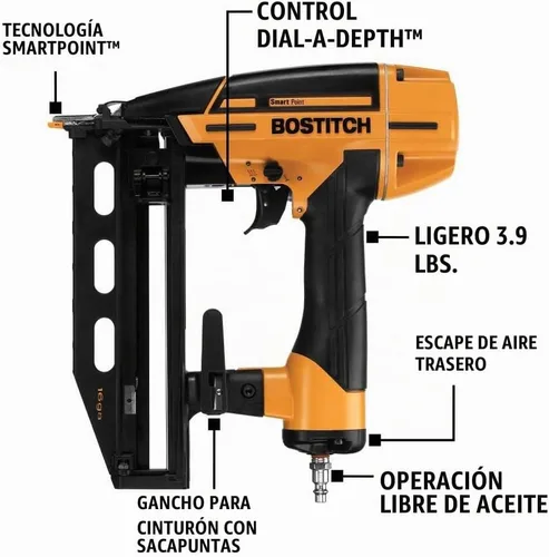 Vista 5 de BOSTITCH BTFP71917 Smart Point 16 GA Kit de clavadora