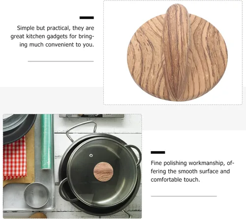 Vista 8 de DOITOOL Pomo de repuesto para tapa de olla, paquete de 2 pomos resistentes al calor para utensilios de cocina de vidrio y metal, accesorio universal