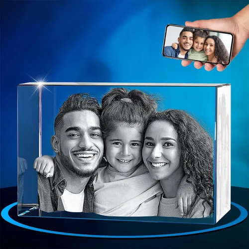 Vista 20 de ArtPix 3D Foto de cristal, regalos personalizados de Navidad para esposa, mujer, mamá, ella, él, hombres, madre, abuela, gran regalo personalizado
