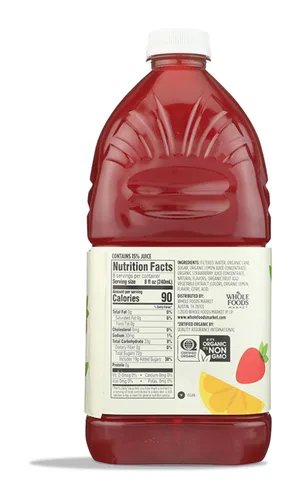 Vista 2 de 365 by Whole Foods Market - Limonada de fresa orgánica, 64 onzas