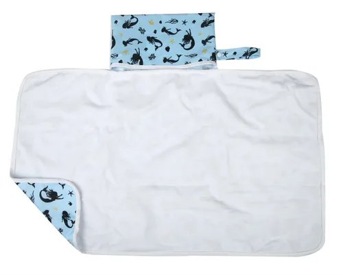 Vista 28 de Cambiador de pañales para bebé, portátil, plegable, lavable, pañal de viaje impermeable (nacido hasta ser A)
