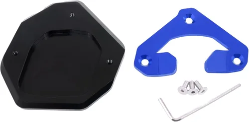 Vista 3 de BAIONE Worldmotop - Soporte para motocicleta Yamaha TENERE 700 Tenere700 XTZ XTZ700 2019-2022 - Placa de soporte lateral (azul)