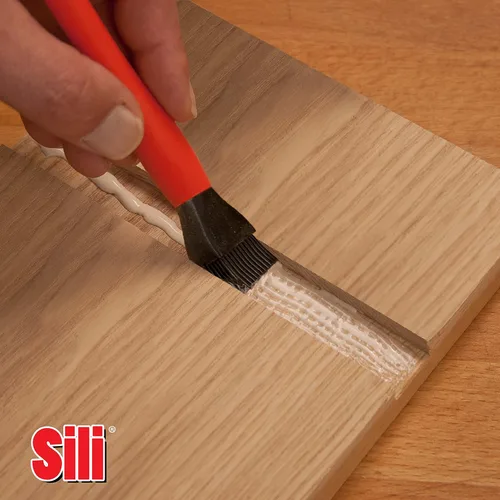 Vista 2 de Cepillo de pegamento de silicona para manualidades, carpintería, pasatiempos, artes, aplicador y esparcidor de pegamento de madera antiadherente