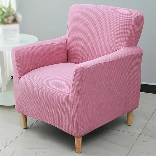 Vista 10 de Fundas elásticas para sofá reclinable de 1 asiento, funda elástica antideslizante para sillón de sofá, funda de elastano para sofá reclinable, Blanco