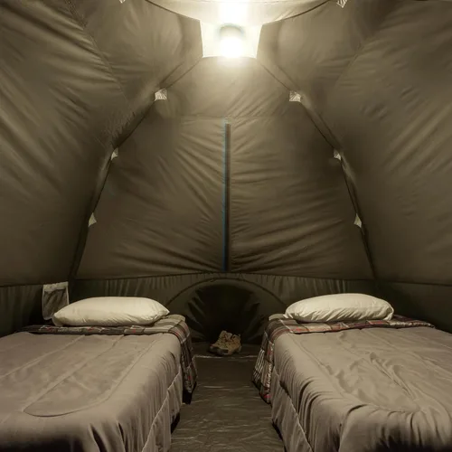 Vista 4 de CORE Tienda de campaña con cúpula iluminada para 6 personas para la familia al aire libre, senderismo y mochilero Tienda de campaña portátil