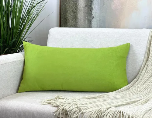 Vista 16 de Aiking Home Collection Creative Luxury - Funda de almohada decorativa de gamuza sintética, 12 x 18 pulgadas, color turquesa