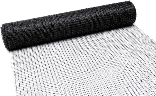 Vista 3 de Tenax 2A040006 Malla para ciervo, negra, 7 pies por 100 pies