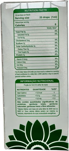 Vista 5 de 10 botellas de cristal de propóleo verde - Extracto de solución acuosa 30ML