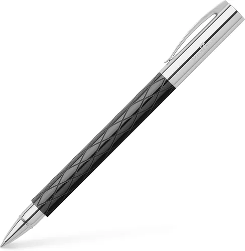Vista 5 de Faber-Castell Ambition - Pluma estilográfica, color negro rombo - mediano