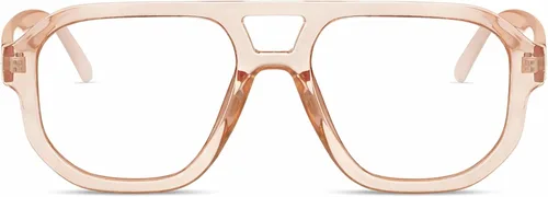 Vista 18 de livho Retro Aviator Blue Light Blocking Glasses for Women Men with Soft Case, Trendy Rectangle Computer Eyeglasses