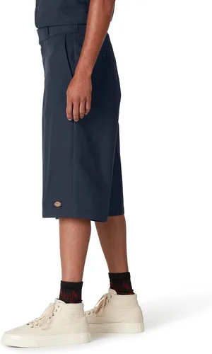 Vista 3 de Dickies Pantalón corto de trabajo con entrepierna de 15 pulgadas para hombre con bolsillo multiuso
