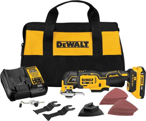 Vista 15 de DEWALT Multiherramienta oscilante de 20 V MAX XR, sin cables, motor sin escobillas de velocidad variable con luz LED, tiempo de funcionamiento