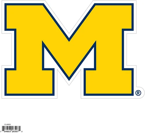 Vista 5 de NCAA, imán con logotipo, 8 pulgadas