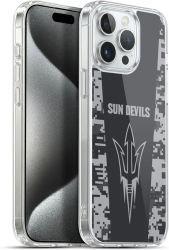 Vista 202 de Head Case Designs Funda de gel ASU Camou con licencia oficial de la Universidad Estatal de Arizona [protección de grado militar] compatible