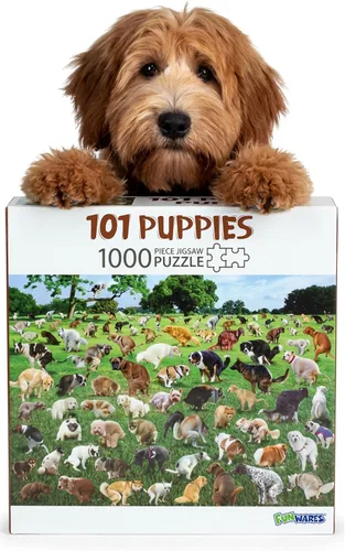 Vista 11 de Funwares Rompecabezas Original de 101 Cachorros – Rompecabezas Divertido de Perros de 500 Piezas – Regalo Divertido para Amantes de los Perros