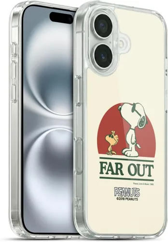 Vista 13 de Head Case Designs Funda de gel suave con licencia oficial de Peanuts Freak Flag Fly Woodstock 50th compatible con Apple iPhone 7 Plus/iPhone 8 Plus