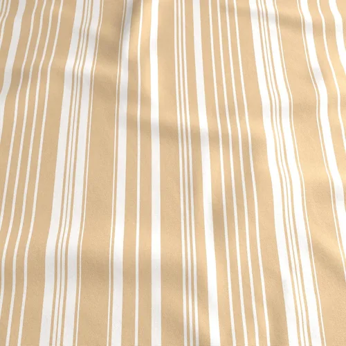 Vista 2 de Great Bay Home Juego de sábanas de microfibra de tamaño matrimonial, sábanas de 4 piezas a rayas color gris pardo, ropa de cama de microfibra 02