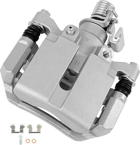 Vista 13 de cciyu Conjunto de pinza de freno trasera izquierda 18B4644A con soporte para Buick Rendezvous, para Chevy Venture, para Oldsmobile Silhouette