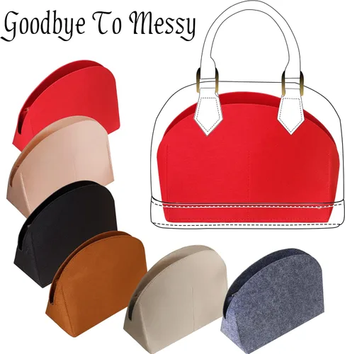 Vista 5 de MISIXILE Bolsa de fieltro Alma BB PM organizador de carcasa para mujer, se adapta a Alma BB PM Insert