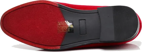 Vista 7 de Enzo Romeo Plum05 - Mocasines de vestir elásticos para hombre, con hebilla, zapatos de moda