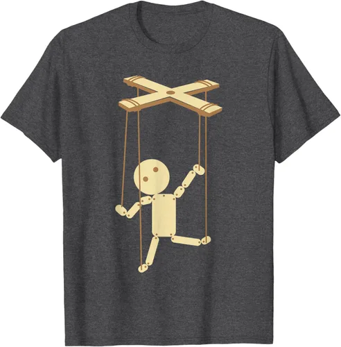 Vista 37 de Puppeteering - Camiseta de marionetas Ventrílocuo de tiriteros, Negro, S