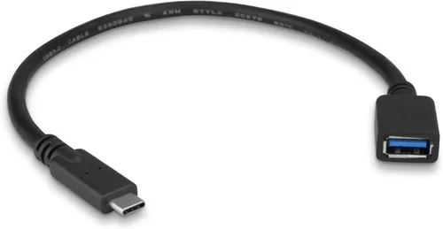 Vista 2 de BoxWave Cable compatible con Xiaomi 12S Ultra - Adaptador de expansión USB, añade hardware conectado USB a tu teléfono