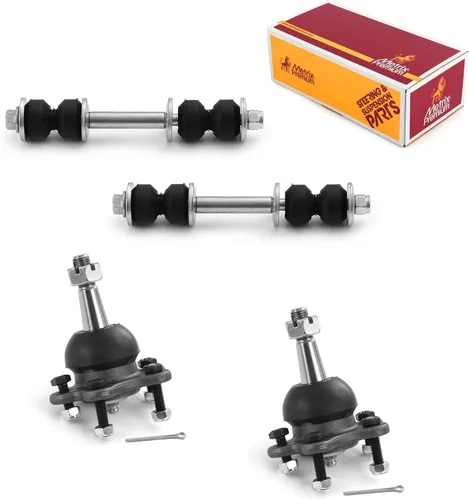 Vista 279 de Metrix Premium Chassis Parts - Juego de 4 piezas de articulación de rótula superior y barra estabilizadora delantera para Ford Ranger RWD 1998-2011