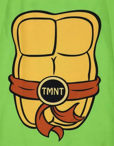 Vista 7 de Teenage Mutant Ninja Turtles Conjunto de pijama para niños Camiseta y pantalones de descanso verdes para niños Pijama de disfraz TMNT