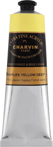 Vista 107 de Charvin Pintura acrílica profesional extrafina – verde absenta, tubo de 2.1 fl oz, pigmentos de triple fresado, resistente a la luz, pinturas