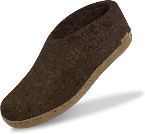 Vista 3 de A-02 - pantuflas unisex, marrn