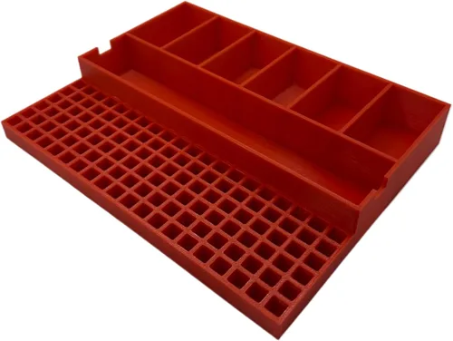Vista 6 de TOOLCRAFT3D Soporte de brocas de impacto diseñado para DEWALT Medium ToughCase (7 compartimentos + 120 bits) Solo inserto (negro)