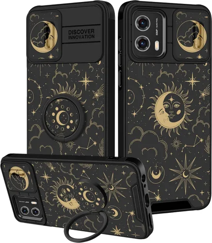 Vista 18 de Funermei Funda para Moto G Stylus 5G 2022, funda para teléfono con diseño de calavera de esqueleto para mujeres y niñas, diseño gótico, Como