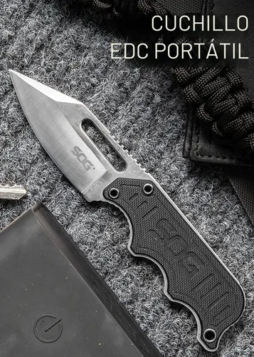 Vista 3 de Cuchillo fijo y compacto SOG Instinct, cuchilla de 2.3 pulgadas