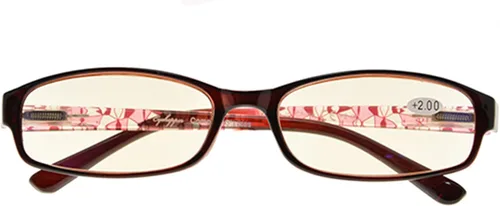 Vista 6 de CessBlu Gafas de filtro de luz azul para damas, gafas de lectura para computadora pequeñas
