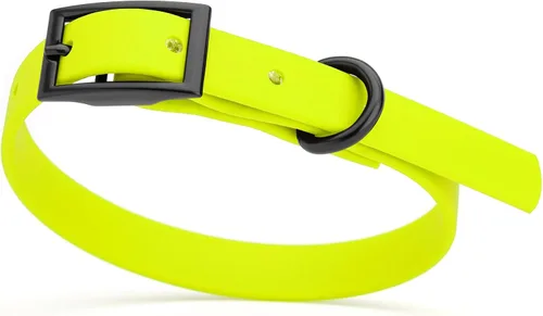Vista 36 de Dogline Biothane - Collar impermeable para perro con hebilla de liberación rápida, resistente cincha de nailon recubierta con resistente y a prueba