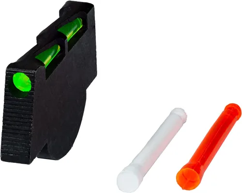 Vista 3 de HIVIZ FastDot H3 Tritium/Fiber-Optic Sight Set – High-Visibility Day/Night Sights for Glock, SIG, Ruger, Taurus, Smith & Wesson, Canik, Springfield