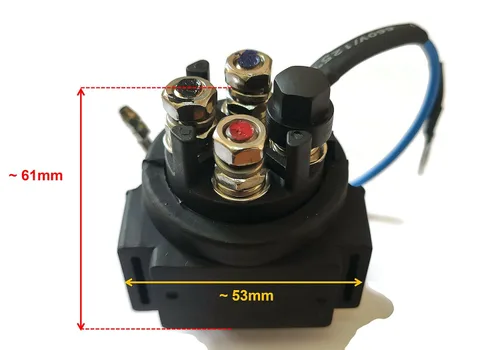 Vista 2 de ITACO Montaje de relé de inclinación y solenoide para barcos PTT 3C8-72581-0 Sustituye a Nissan Tohatsu Mercury Quicksilver Fueraborda 2/4 tiempos