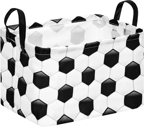 Vista 28 de Cesta de almacenamiento vacía para niños, organizador de almacenamiento impermeable de béisbol, cestas plegables con asas para mujeres, cesta